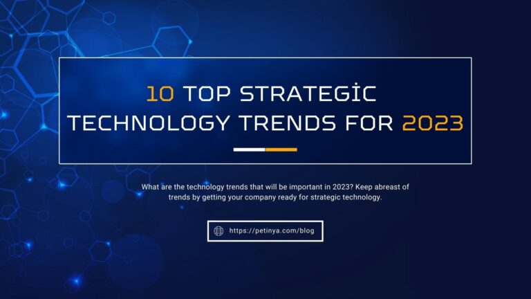10 top strategic technology trends for 2023