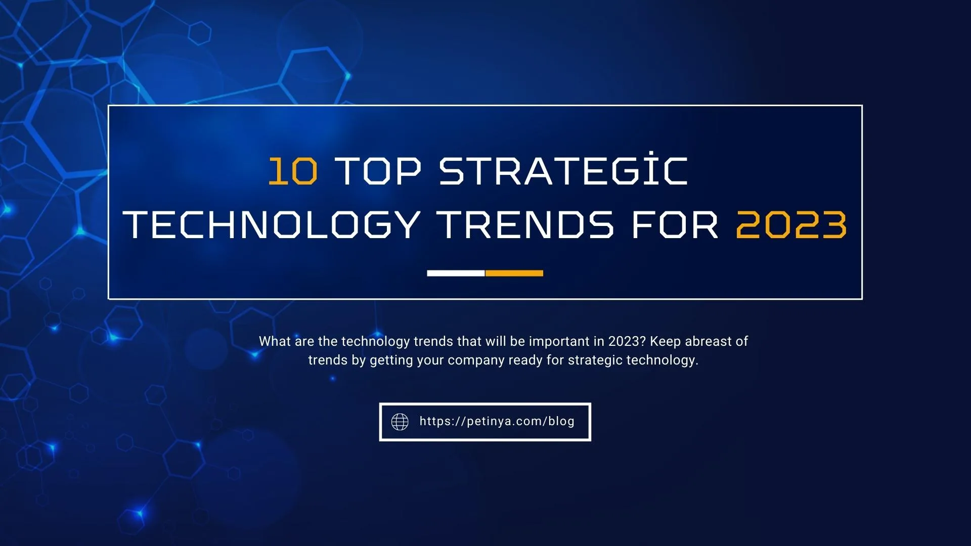 10 top strategic technology trends for 2023