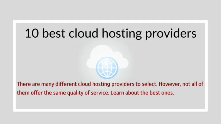 cloud hosting providers