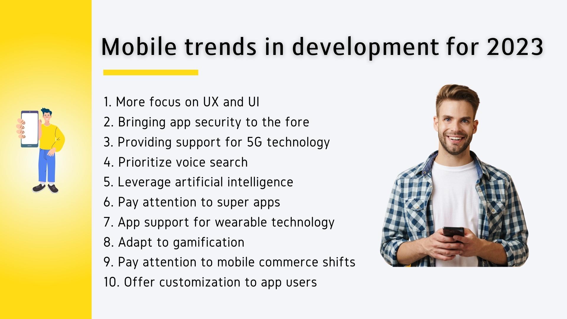 Mobile trends in development for 2023
