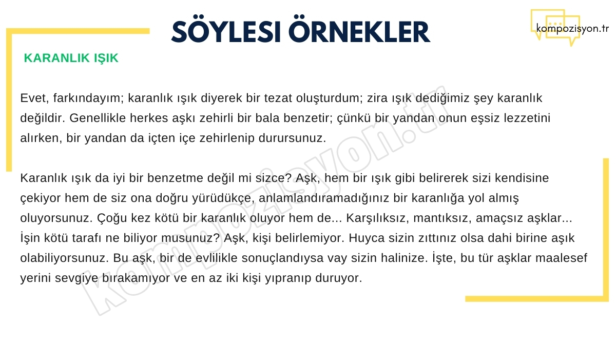 soylesi ornekleri sohbet ornekleri karanlik isik soylesi ornekleri sohbet ornekleri karanlik isik