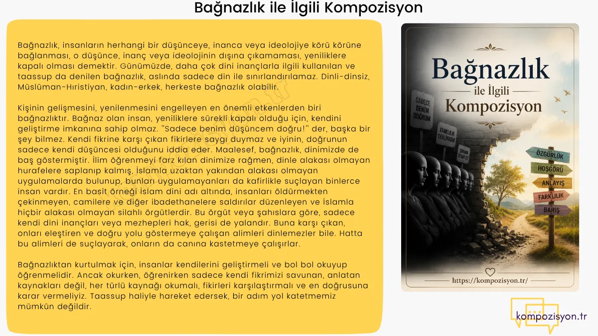 Bagnazlik İle İlgili Kompozisyon