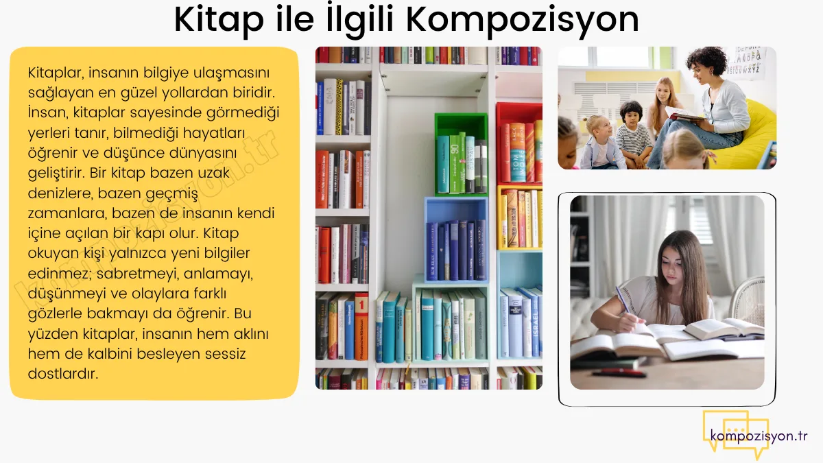 Kitap İle İlgili Kompozisyon Ornegi