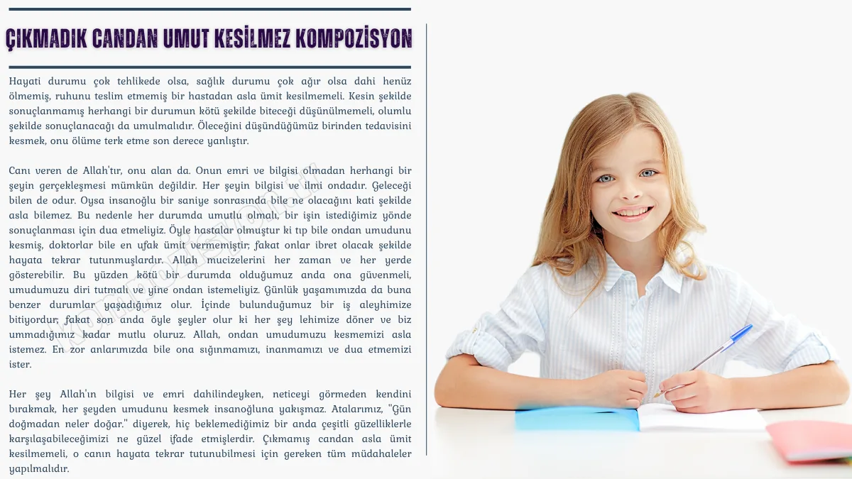 Cikmadik Candan Umut Kesilmez Kompozisyon