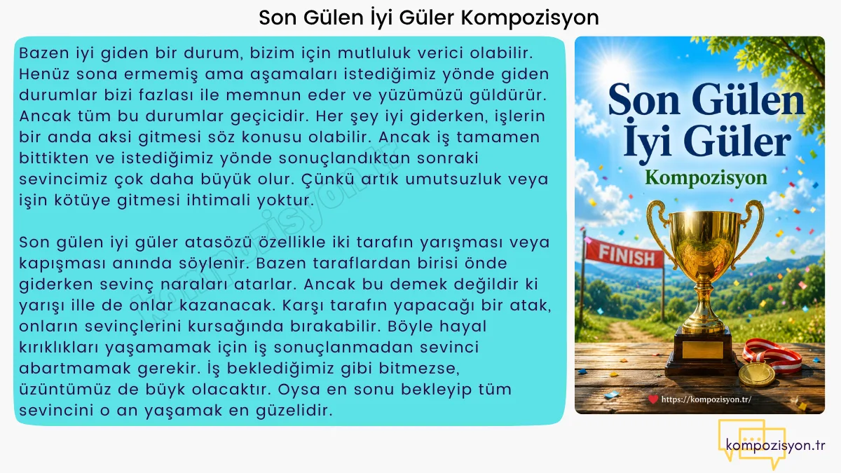 Son Gulen İyi Guler Kompozisyon