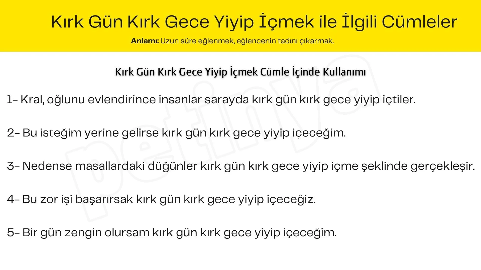 kirk gun kirk gece yiyip icmek ile ilgili cumleler kirk gun kirk gece yiyip icmek ile ilgili cumleler