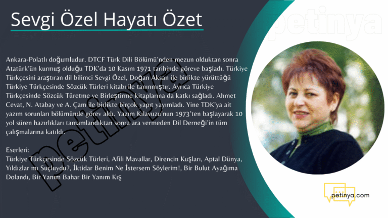 sevgi ozel hayati