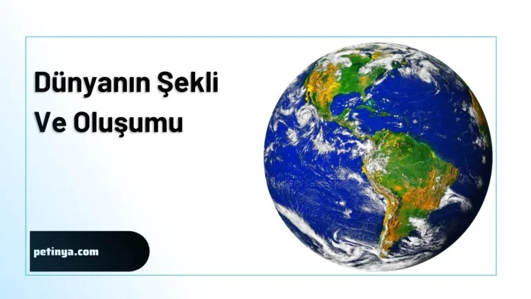 dunyanin sekli ve olusumu