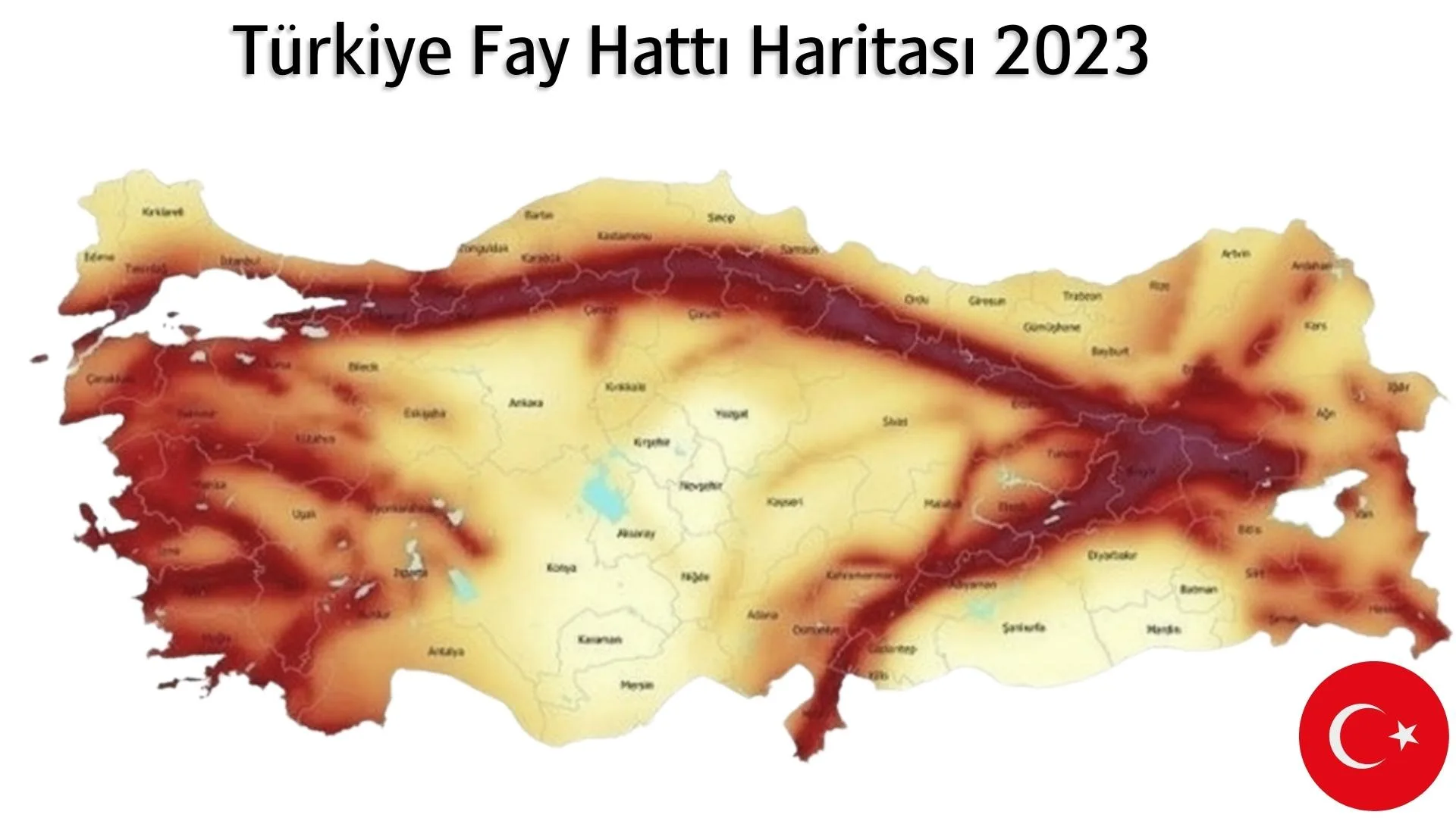 Turkiye fay hatti haritasi 