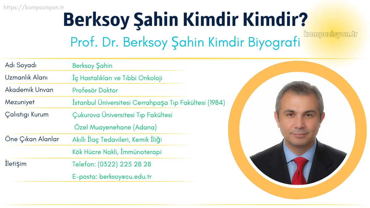 Doktor Berksoy Sahin Kimdir Biyografi