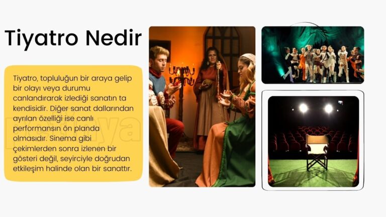 tiyatro hakkinda bilgilendirici yazi