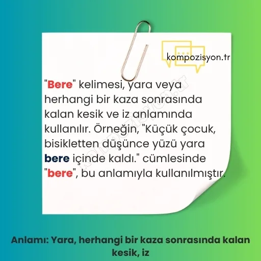 bere anlami 1