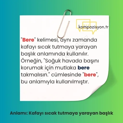 bere anlami 2