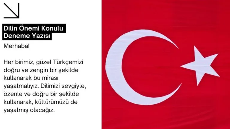 dilin onemi konulu deneme yazisi