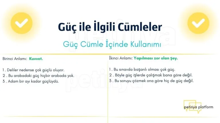 guc kelimesi ile ilgili cumleler