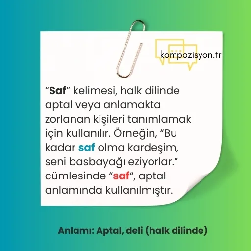 saf anlami 4
