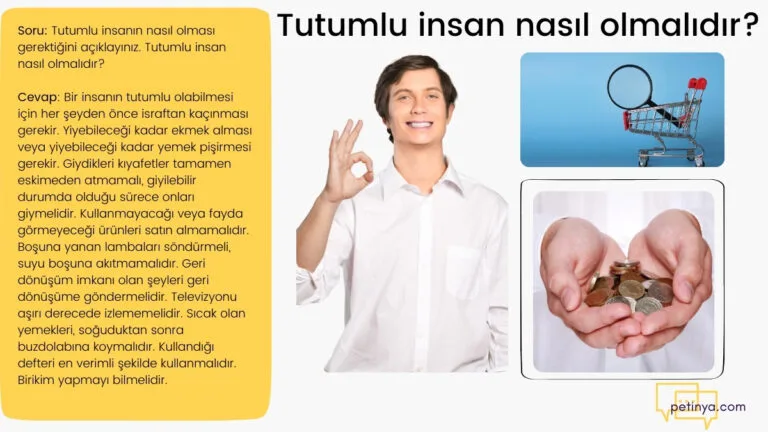 tutumlu insan