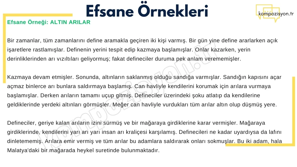 efsane ornekleri altin arilar