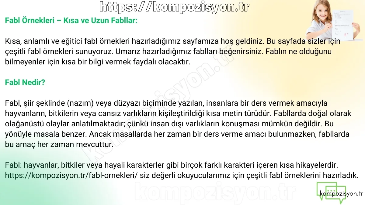 fabl nedir