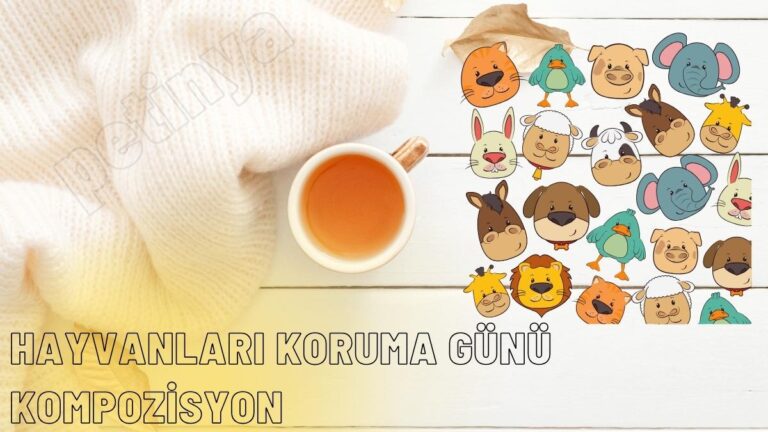 hayvanlari koruma gunu ile ilgili kompozisyon