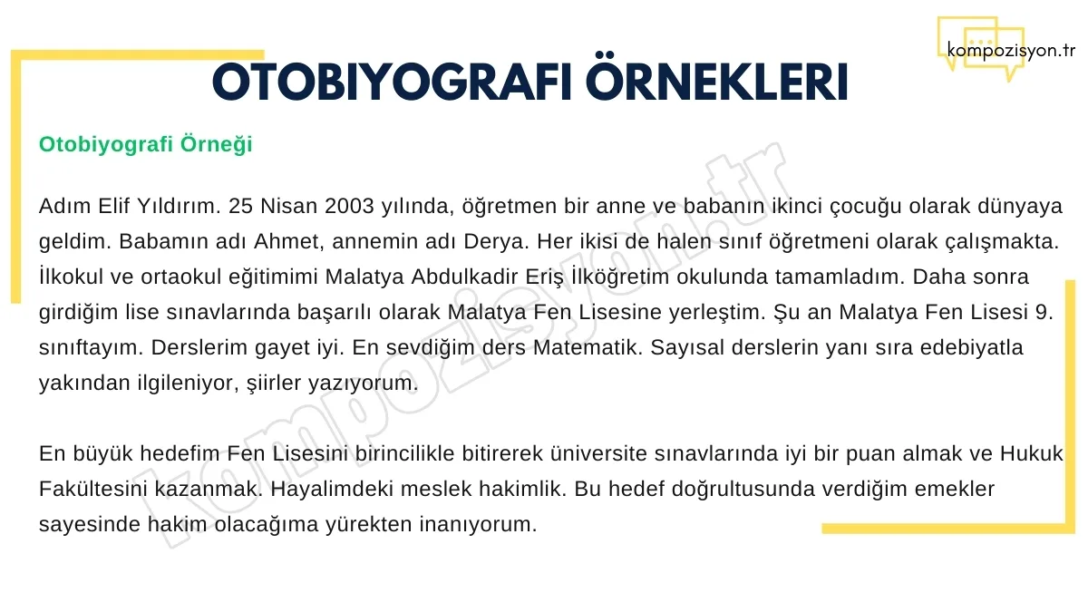 otobiyografi ornekleri 1