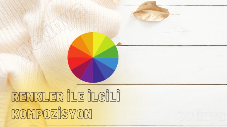 renkler ile ilgili kompozisyon