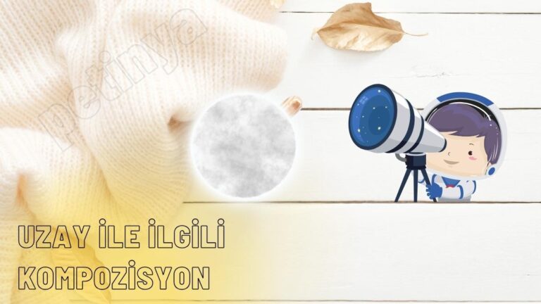 uzay ile ilgili kompozisyon