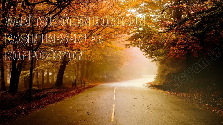 vakitsiz oten horozun basini keserler kompozisyon