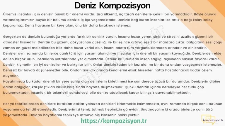 deniz kompozisyon